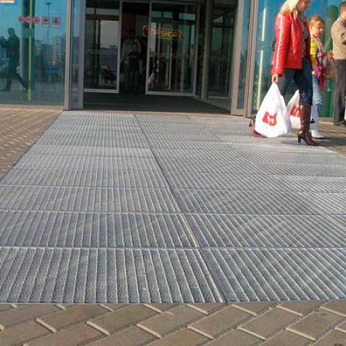 Стальные грязезащитные решетки