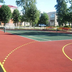 Наливные резиновые покрытия из резиновой крошки и связуещего